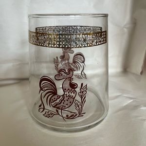 Pair of vintage rooster ice buckets - perfect for cocktails
